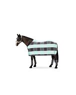 Eskadron Dralon Deken Check Grijs / Wit / Jade