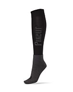 Pikeur Kniekousen Zomer Zwart/Grijs