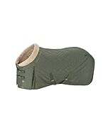 Eskadron Platinum Staldeken Fauxfur Collar Ash Green