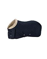 Eskadron Platinum Staldeken Fauxfur Collar Navy