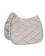 Eskadron zadeldek Velvet Croco Platinum Pearl Grey
