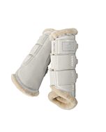 Eskadron Tendon Boots Croco FauxFur Platinum Pearl grey