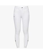 Cavalleria Toscana Logo Grip Breeches Girl White