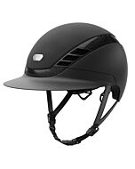 ABUS Pikeur Rijhelm AirLuxe Supreme Long Visor - Black
