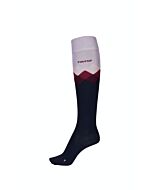 Pikeur Classic Kniekousen Ruit Black / Pomegranate