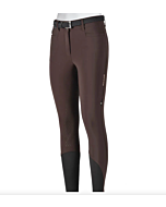 Equiline Dames Rijbroek Ernae High Waist & Full-Grip Brown