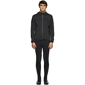 Cavalleria Toscana Heren Jack Jersey Bonded Wool Knit Softshell