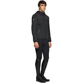 Cavalleria Toscana Heren Jack Jersey Bonded Wool Knit Softshell