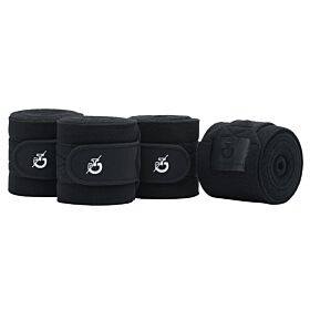 Cavalleria Toscana Jersey & Fleece Bandages Black