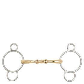 BR Dubbel gebroken Pessoa watertrens Soft Contact 16 mm Ø middelste ring 70 mm