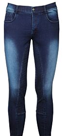 Harry's Horse Heren Jeans rijbroek Liciano Full Grip Denim Blue
