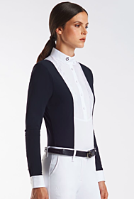 Cavalleria Toscana Dames Wedstrijd Shirt W BIB L/S