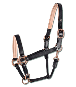 Waldhausen leren Halster Rose Gold