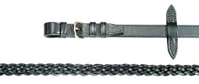 Döbert Gevlochten leren Teugels Classic 8369 18mm