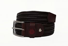 Cavalleria Toscana men's leather stretch stripe belt