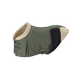 Eskadron Platinum Staldeken Fauxfur Collar Ash Green
