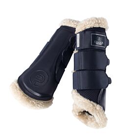Eskadron Tendon Boots Mesh FauxFur Platinum Navy