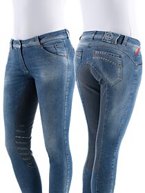 Animo Dames Jeans Rijbroek Nufola Grip