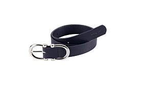 Pikeur Faux leren Riem Navy