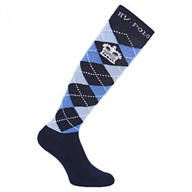 HV Polo Kniekousen Argile Ruit Navy 