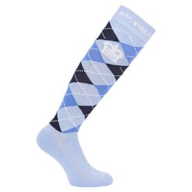 HV Polo Kniekousen Argile Ruit Sky Blue