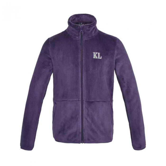 Kingsland Dane Junior Teddy Fleece Jacket  Lila Nightshade