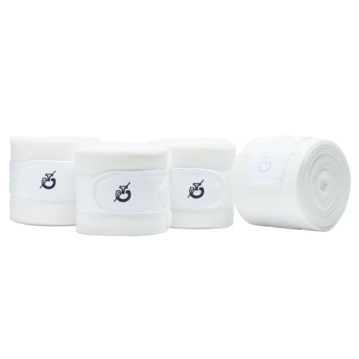 Cavalleria Toscana Jersey & Fleece Bandages Wit