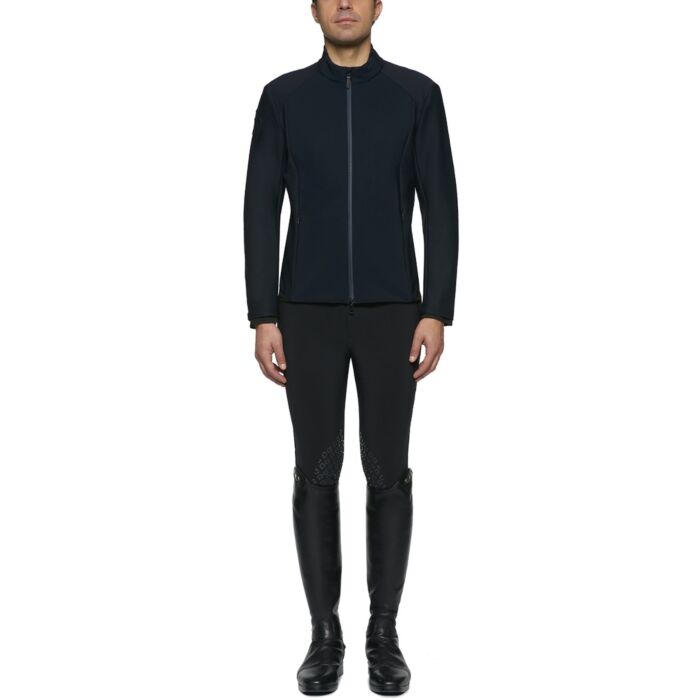 Cavalleria Toscana Heren Jack Piquet/ Jersey Bonded with Lightweight Fleece