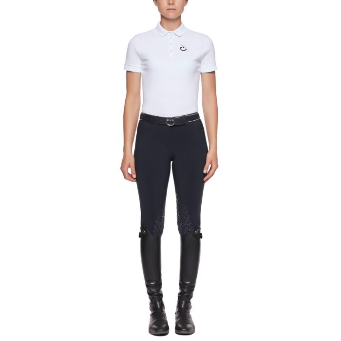 Cavalleria Toscana Team S/S Training Polo Wit