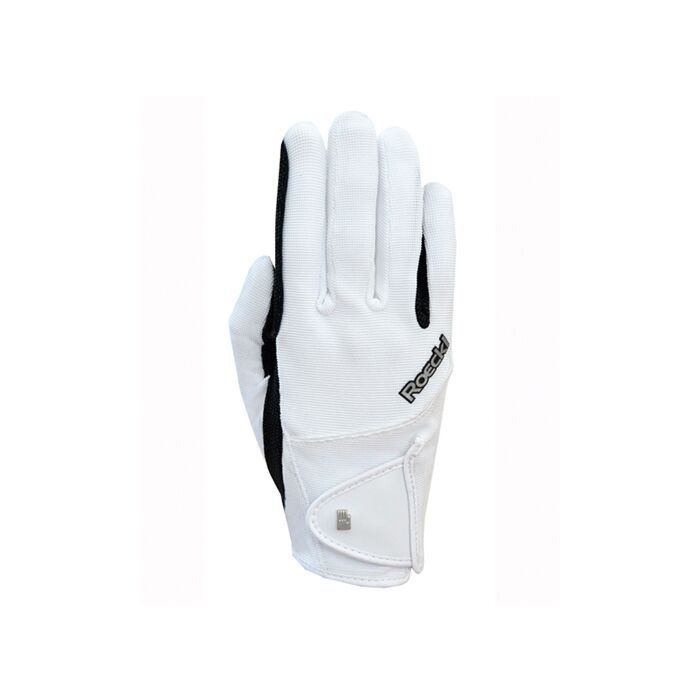 Roeckl Rijhandschoenen Milano Wit / Zwart