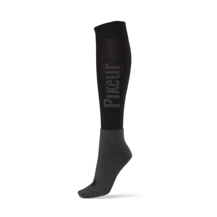 Pikeur Kniekousen Zomer Zwart/Grijs