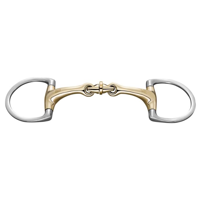 Sprenger Dynamic RS WH ULtra Bustrens met D ring 16 mm Dubbelgebroken Sensogan
