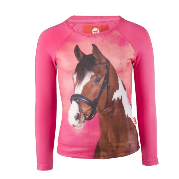 Horka Pixel T-Shirt L/S Rose Pink