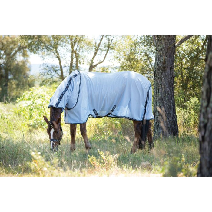 Amigo Bug Rug Silver & Navy