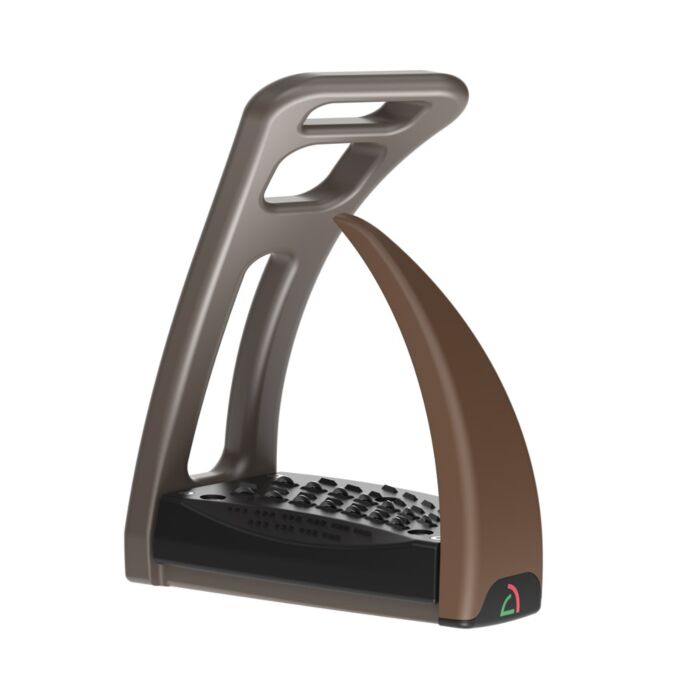 Safe Riding Veiligheidsbeugels S1 Safety Stirrups Choco Brown / Brown Cognac