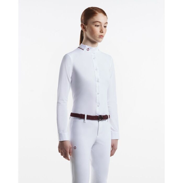 Cavalleria Toscana Line System Rijbroek Girl Wit Full Grip