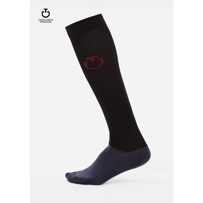 Cavalleria Toscana Classic Sokken Zwart / Grijs