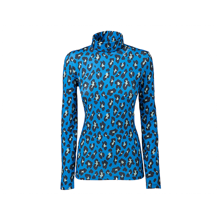 PK Sports Shirt Intro Leopard Palace Blue