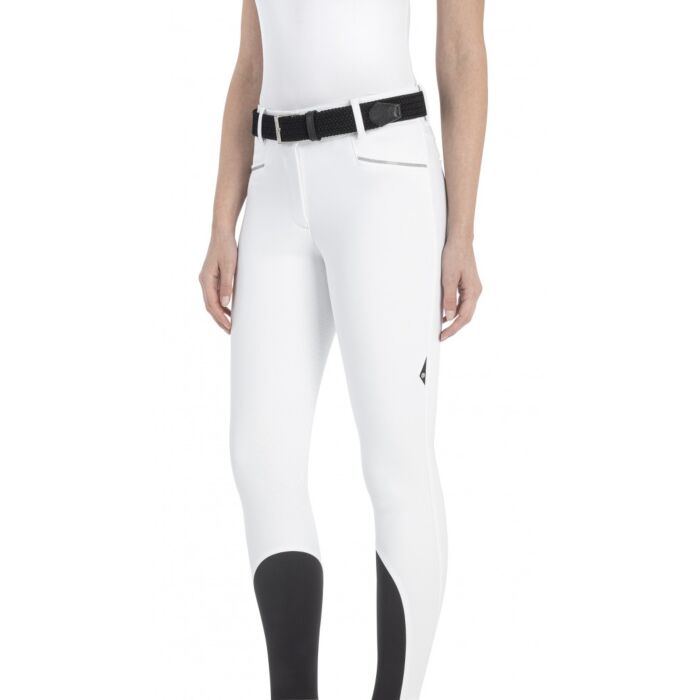 Equiline Dames Rijbroek  Ginetteg Full-Grip Wit