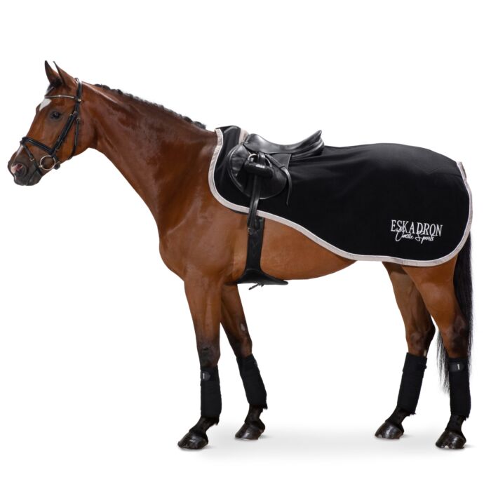 Eskadron Fleece uitrijdeken Caviar