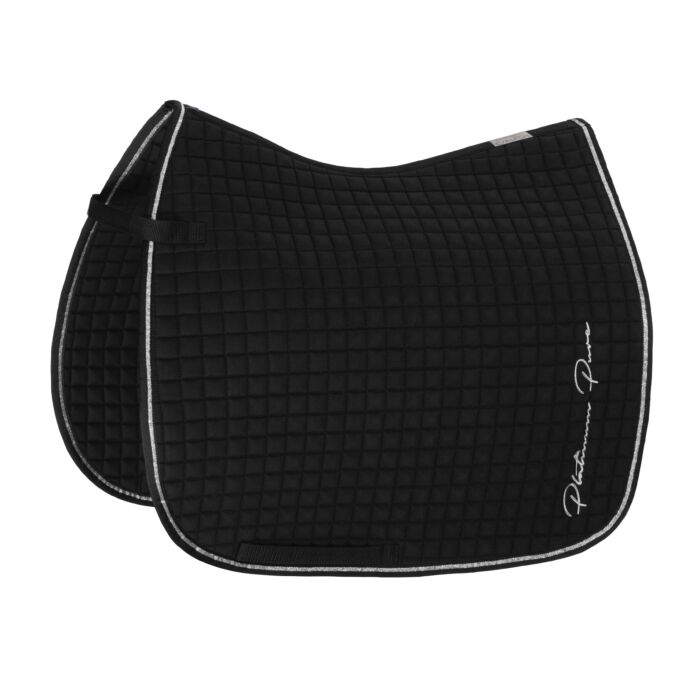 Eskadron Zadeldek Cotton Platinum Pure Zwart
