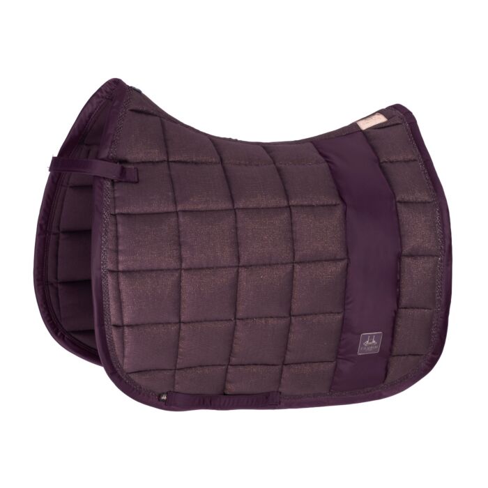 Eskadron Zadeldek Big Square Cotton Glitter Heritage Deepberry
