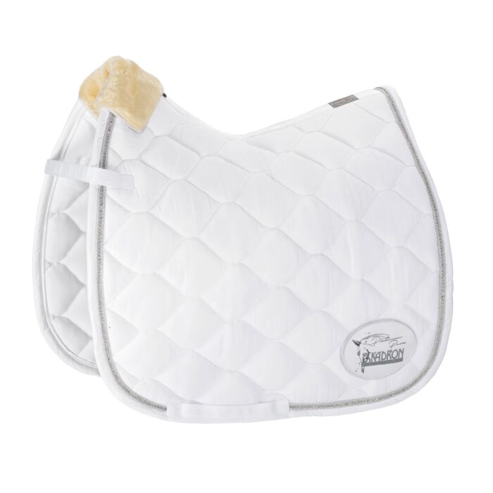 Eskadron Zadeldek Velvet Platinum Pure Wit