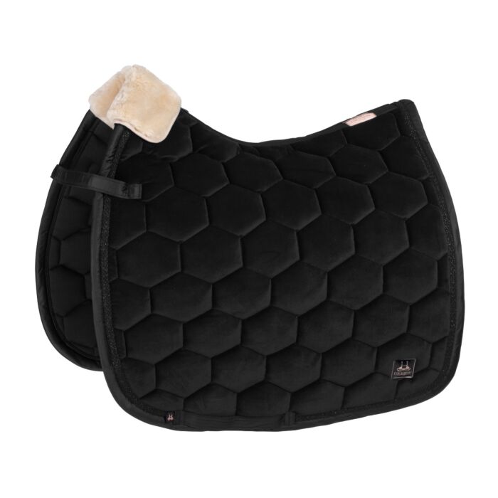 Eskadron Heritage Velvet Zadeldek Black