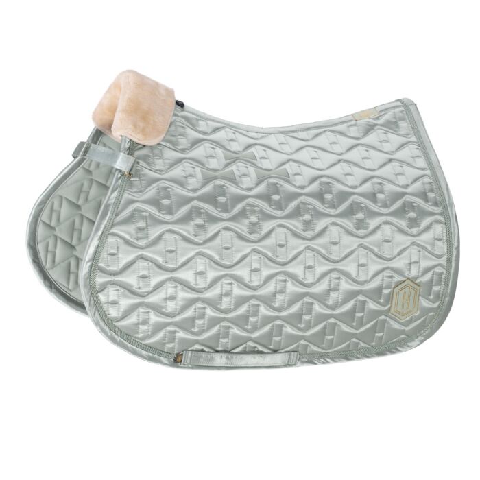Eskadron Heritage Zadeldek Satin Emblem Sea Salt