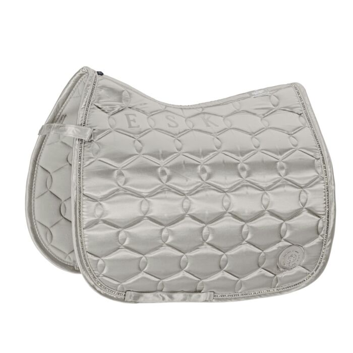 Eskadron Zadeldek Satin Crystal Platinum Pearl Grey