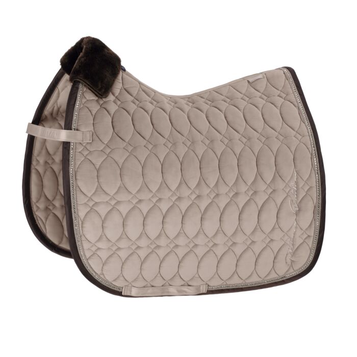 Eskadron Zadeldek Glossy Crystal Platinum Greige