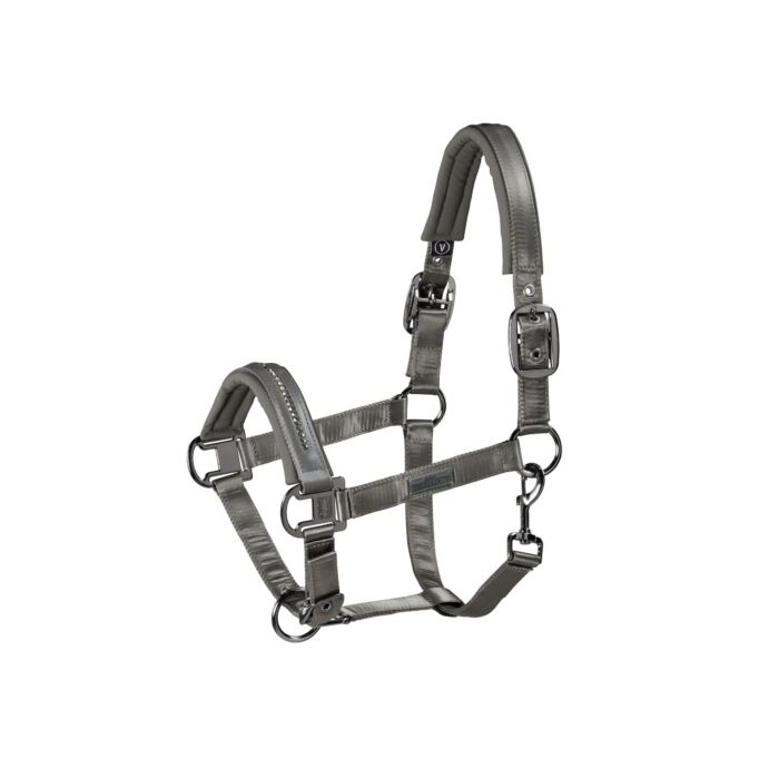 Eskadron Halster Double Pin Satin Crystals Classic Sports Steel Grey