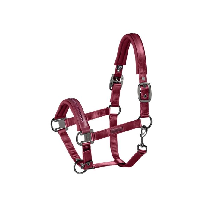 Eskadron Halster Double Pin Satin Crystals Classic Sports Rustic Red