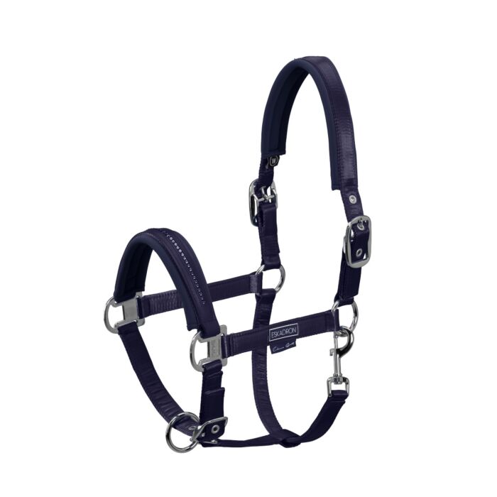 Eskadron Halster Double Pin Satin Crystals Classic Sports Navy